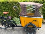 Cangoo Buckle bakfiets (2021) – elektrische middenmotor, Fietsen en Brommers, Fietsen | Bakfietsen, 4 kinderen of meer, Huif, Zo goed als nieuw