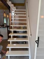 Degelijke Eiken Trap, Doe-het-zelf en Verbouw, Ladders en Trappen, Ophalen, Gebruikt, Trap, 2 tot 4 meter