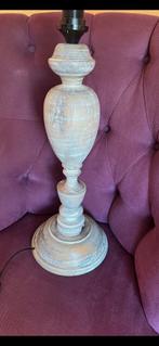 Lampenvoet, hout, landelijk, brocante, Huis en Inrichting, Lampen | Tafellampen, Ophalen of Verzenden, Zo goed als nieuw, Hout