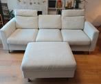 Ikea Vimle 3-zitsbank met voetenbank en hoofdsteunen, Huis en Inrichting, Ophalen, Gebruikt, Driepersoons, 75 tot 100 cm