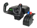 Logitech G Saitek Pro Flight Yoke Systeem - PC - Zwart, Computers en Software, Joysticks, Ophalen of Verzenden, Gebruikt, Logitech/Saitek