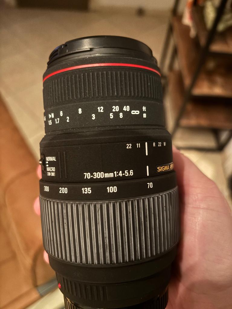 Sigma appo DG 70-300mm Telelens, Audio, Tv en Foto, Fotografie | Lenzen en Objectieven, Ophalen of Verzenden, Zo goed als nieuw