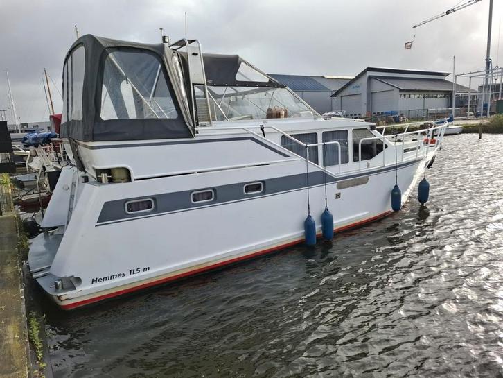 Hemmes 1150, Watersport en Boten, Motorboten en Motorjachten, Gebruikt, Staal, 9 tot 12 meter, Diesel, Binnenboordmotor, 50 pk of meer