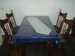 eetkamer complete set , massief eiken  alles 200,00, Ophalen, Zo goed als nieuw, 4 tot 6 stoelen