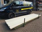 kraaldelen 435 cm lang, lambrisering, wandbekleding, hout., Ophalen, Gebruikt, 250 cm of meer, Planken