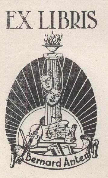 1115 Ex Libris België : A. Magdelijns, 1942 beschikbaar voor biedingen