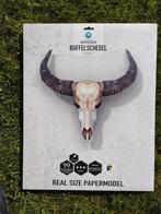 Knutsel een buffel schedel in elkaar met ca 100 onderdelen, Ophalen of Verzenden, Zo goed als nieuw
