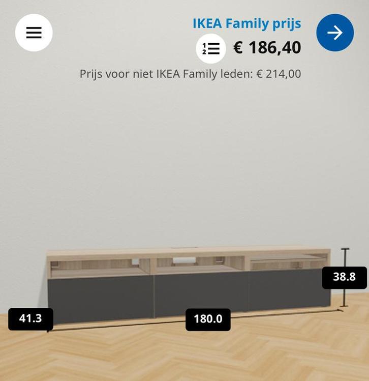 Ikea besta tv meubel, Huis en Inrichting, Kasten | Televisiemeubels, Gebruikt, Minder dan 100 cm, 150 tot 200 cm, 25 tot 50 cm