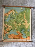 wandkaart Midden Europa, Antiek en Kunst, Ophalen of Verzenden, Aardrijkskunde
