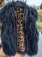 Zwart boho gilet bodywarmer dames M, Ophalen of Verzenden, Gedragen, Maat 38/40 (M), Zwart