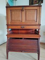 Edwardiaans Walnoot Bureau, ca. 1910, Ophalen