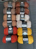 Katoen, warme tinten., Hobby en Vrije tijd, Breien en Haken, Ophalen of Verzenden, Nieuw, Breien of Haken, Wol of Garen