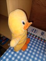 Gele eend handpop 27 cm groot, Ophalen of Verzenden, Zo goed als nieuw, Eend