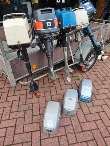 Bootonderdelen: Motoren, Tanks, Kabels - Alles in 1 koop! beschikbaar voor biedingen
