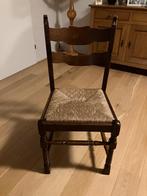 Eetkamerstoelen 6 stuks, Huis en Inrichting, Stoelen, Ophalen, Riet of Rotan, Gebruikt, Bruin