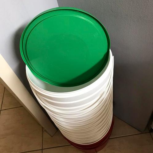 Emmers 10 liter emmer met deksel emmer’s met hengsel, Huis en Inrichting, Emmers, Zo goed als nieuw, Kunststof, Met deksel, Met handgreep