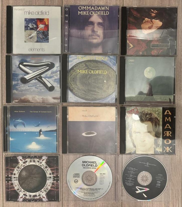 Mike Oldfield 12x CD collectie, Cd's en Dvd's, Cd's | Rock, Zo goed als nieuw, Poprock, Ophalen of Verzenden