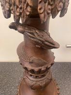Terracotta Chinese Draken Zuil - 45cm, Huis en Inrichting, Overige materialen, Ophalen of Verzenden, Zo goed als nieuw, Kandelaar