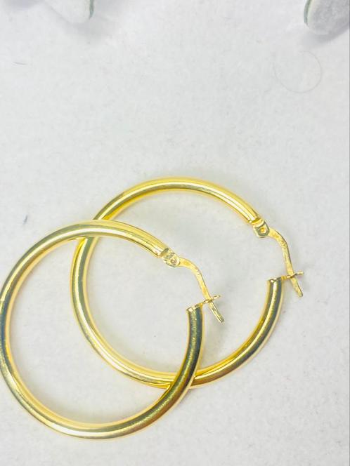 Gouden oorbellen - 14 karaat, Sieraden, Tassen en Uiterlijk, Oorbellen, Zo goed als nieuw, Goud, Ophalen of Verzenden