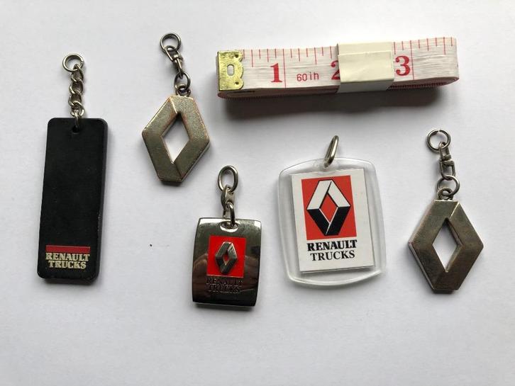 5 Renault Trucks sleutelhangers. Renault meetlint., Verzamelen, Merken en Reclamevoorwerpen, Gebruikt, Gebruiksvoorwerp, Ophalen of Verzenden