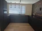 zwart matte keuken U opstelling inclusief apparatuur, Huis en Inrichting, Keuken | Complete keukens, Ophalen, U-keuken, Overige materialen
