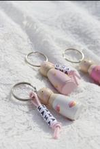 Gelukspoppetjes sleutelhangers kadootje juffenbedankje, Ophalen of Verzenden, Nieuw