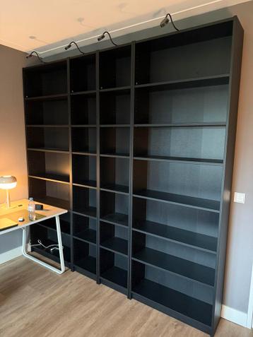 IKEA BILLY Boekenkast - 4 delen met LED - afbeelding 3