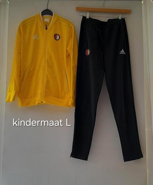 FEYENOORD Trainingspak in mt 164., Kleding | Heren, Sportkleding, Zo goed als nieuw, Voetbal, Zwart, Ophalen of Verzenden