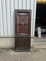 Prachtige eiken antieke Art Deco voordeur, La belle porte, Jurgen.hoogenboezem@gmail.com, 80 tot 100 cm, 215 cm of meer