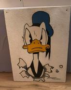 Grote zware plaat Donald Duck, Ophalen, Gebruikt, Wanddecoratie