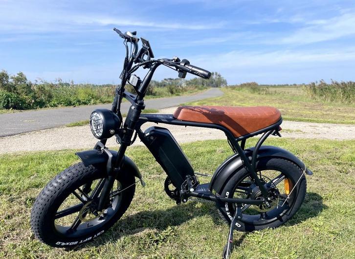 Fatbike V8 ouxi zwart gebruikt, Fietsen en Brommers, Elektrische fietsen, Gebruikt, Overige merken, 59 cm of meer, 30 tot 50 km per accu