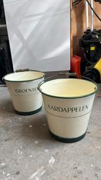 Antieke emaille emmers/ Groenten & Aardappelen, Ophalen
