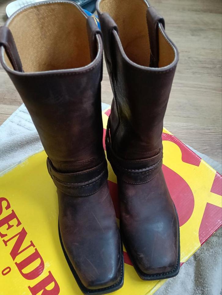 Sendra  bruine cowboy laarzen maat 38, Kleding | Dames, Schoenen, Zo goed als nieuw, Hoge laarzen, Bruin, Ophalen of Verzenden