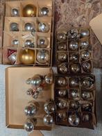 Antieke echt glazen kerstballen  uit nalatenschap