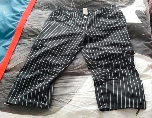 Airfield driekwartsbroek bling 44 zgan XL, Kleding | Dames, Broeken en Pantalons, Zo goed als nieuw, Maat 42/44 (L), Zwart, Driekwart