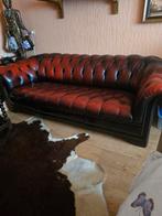 Mooie cherterfield  bank. Zgan, Ophalen, Zo goed als nieuw, Driepersoons, 200 tot 250 cm
