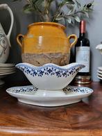 Antieke Franse Sauskom ~ Moulin des Loups, Antiek en Kunst, Antiek | Servies los, Ophalen of Verzenden