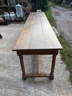 Antieke eiken eettafel of kloostertafel groot 335 cm lang, Ophalen
