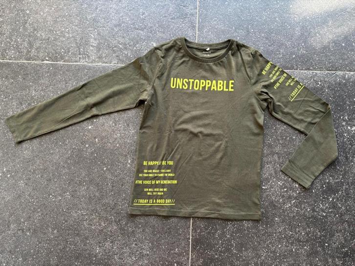 Shirt lange mouw 146 Name it Nieuw!, Kinderen en Baby's, Kinderkleding | Maat 146, Zo goed als nieuw, Jongen, Shirt of Longsleeve