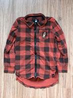 Z8 Overhemd Ruit 116/122 Baas Burnt Brick geruit geblokt, Ophalen of Verzenden, Gebruikt, Z8, Jongen
