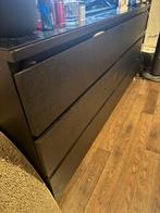 IKEA Malm ladekast 160x78cm met glas (6 lades), Huis en Inrichting, Ophalen, Gebruikt