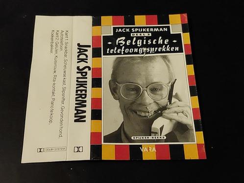 JACK SPIJKERMAN - BELGISCHE TELEFOONGESPREKKEN DEEL 3 (MC), Cd's en Dvd's, Cassettebandjes, Zo goed als nieuw, Origineel, Humor en Cabaret