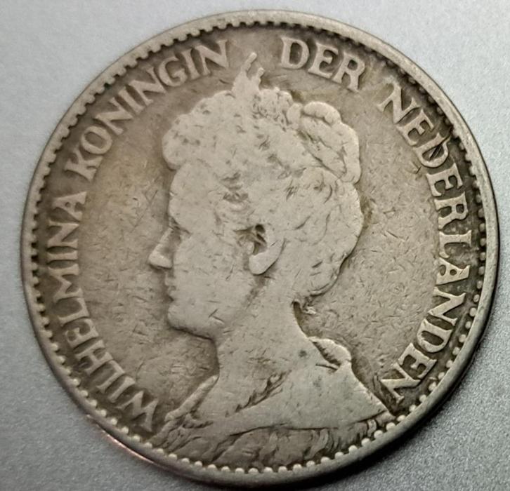 Nederland, 1 Gulden 1915 - zilver (1), Postzegels en Munten, Munten | Nederland, Losse munt, 1 gulden, Koningin Wilhelmina, Zilver