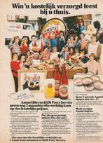 Retro reclame 1975 Amstel bier en KLM feest wedstrijd, Verzamelen, Retro, Verzenden, Overige typen