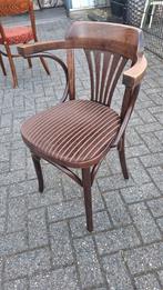 13 thonet cafe bistro stoelen met arm bruin hout partij set, Ophalen of Verzenden, Bruin, Hout, Vijf, Zes of meer stoelen