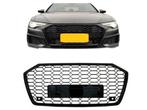 Grill glans Zwart Honingraat Geschikt Voor Audi A6 C8 RS6 Lo, Ophalen of Verzenden
