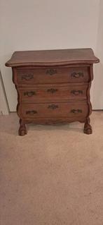 Massief Eiken Ladenkast,Jr'50., Zo goed als nieuw, 3 of 4 laden, Minder dan 100 cm, 25 tot 50 cm