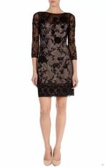 Karen Millen jurk zwart gaas met borduursel en kant maat 38, Maat 38/40 (M), Karen Millen, Zwart, Ophalen of Verzenden