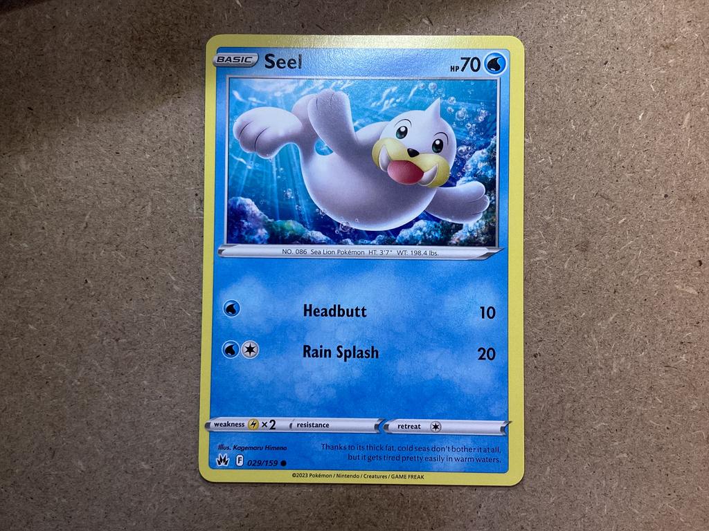 1x Seel [CRZ 029/159] (Near Mint), Ophalen of Verzenden, Zo goed als nieuw, Losse kaart