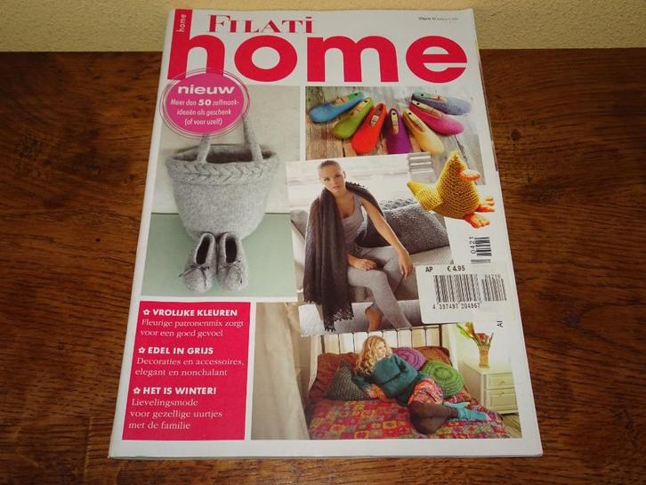 Filati home met meer dan 50 zelfmaakideeën als geschenk, Hobby en Vrije tijd, Breien en Haken, Zo goed als nieuw, Breien of Haken